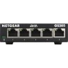 NETGEAR GS305-300PES Switch Ethernet Métal 5 ports Gigabit (10/100/10
