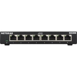 NETGEAR GS308-300PES Switch Ethernet Métal 8 ports Gigabit (10/100/10