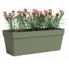 ARTEVASI Jardiniere - Plastique - Vert Cendre - Rectangulaire - L49,