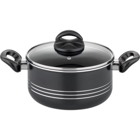 Batterie de cuisine - Induction - GSW - MILANO GREY - 15 pieces - Aluminium massif - Gris