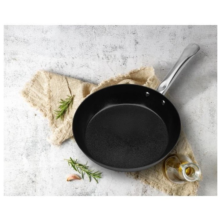 Wok acier carbone - GSW - AVANTI - 28 cm - Induction