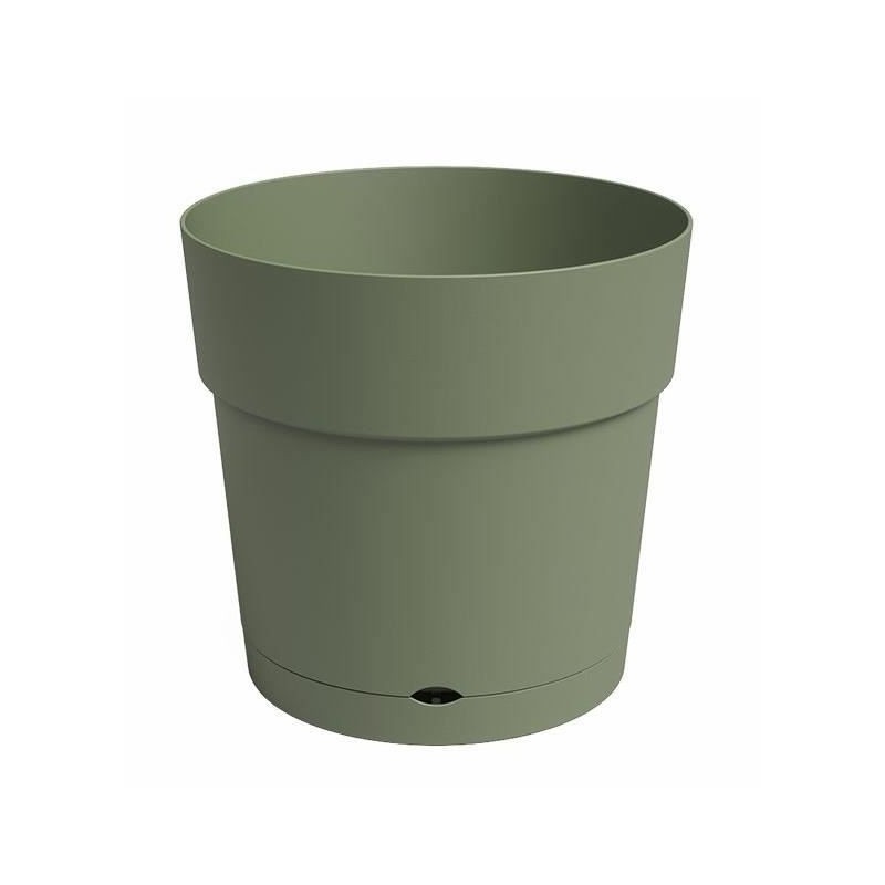 ARTEVASI Pot de fleur CAPRI - Large - Réserve d'eau - Vert Cendre - ARTEVASI Pot de fleur CAPRI - Large - Réserve d'eau - Vert Cendre -