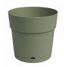 ARTEVASI Pot de fleur CAPRI - Large - Réserve d'eau - Vert Cendre -