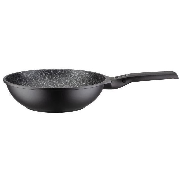 Wok fonte d'aluminium - GSW - EASY CLICK - 28 cm - Induction Wok fonte d'aluminium - GSW - EASY CLICK - 28 cm - Induction