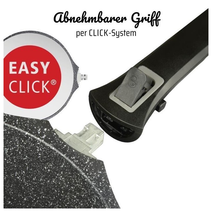 Wok fonte d'aluminium - GSW - EASY CLICK - 28 cm - Induction Wok fonte d'aluminium - GSW - EASY CLICK - 28 cm - Induction
