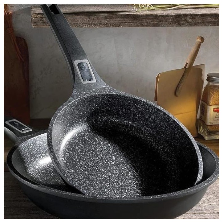 Wok fonte d'aluminium - GSW - EASY CLICK - 28 cm - Induction Wok fonte d'aluminium - GSW - EASY CLICK - 28 cm - Induction