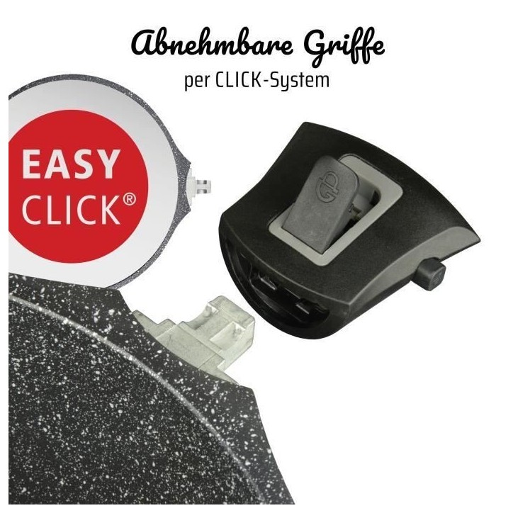 Marmite fonte d'aluminium - GSW - EASY CLICK - 24 cm - Induction Marmite fonte d'aluminium - GSW - EASY CLICK - 24 cm - Induction