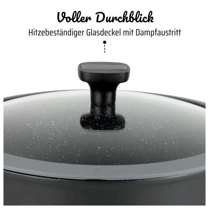 Marmite fonte d'aluminium - GSW - EASY CLICK - 24 cm - Induction Marmite fonte d'aluminium - GSW - EASY CLICK - 24 cm - Induction