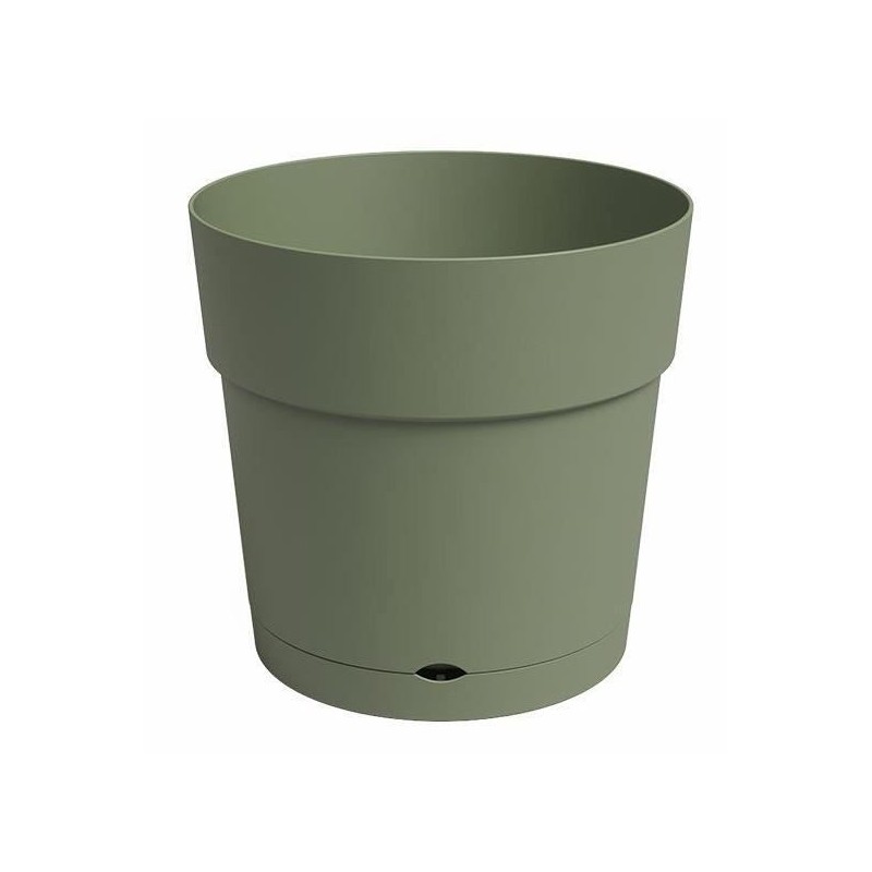 ARTEVASI Pot de fleur CAPRI - Large - Réserve d'eau - Vert Cendre - L ARTEVASI Pot de fleur CAPRI - Large - Réserve d'eau - Vert Cendre - L