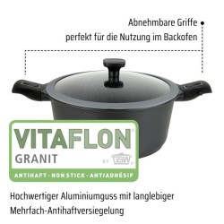 Marmite fonte d'aluminium - GSW - EASY CLICK - 28 cm - Induction