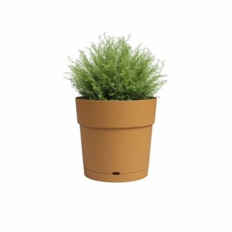 ARTEVASI Pot de fleur LARGE RE - 40 ma - Jaune miel - 39,1 x 39,1 x 37 cm