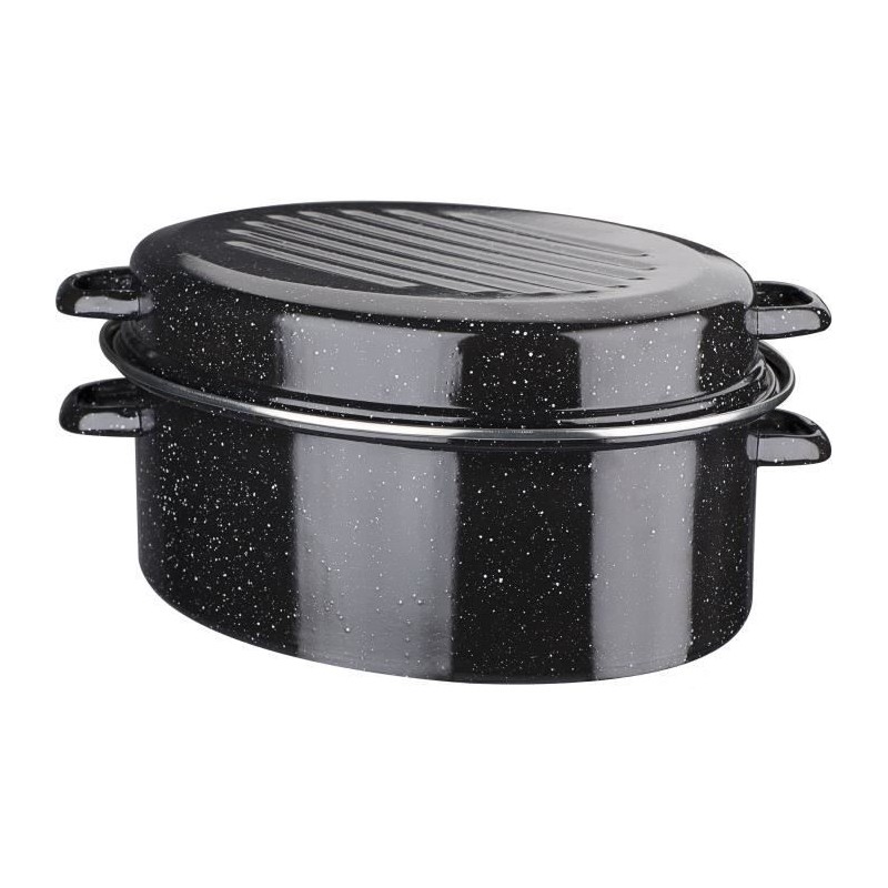 Cocotte acier émaillé - GSW - Daubiere Email - 32 cm - Ovale - Induc Cocotte acier émaillé - GSW - Daubiere Email - 32 cm - Ovale - Induc