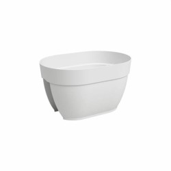 ARTEVASI Jardiniere balcon CAPRI CAMPANA - 40 ma - Blanc - 39 x 25,6 x
