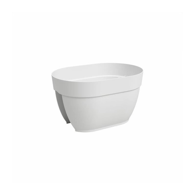 ARTEVASI Jardiniere balcon CAPRI CAMPANA - 40 ma - Blanc - 39 x 25,6 x ARTEVASI Jardiniere balcon CAPRI CAMPANA - 40 ma - Blanc - 39 x 25,6 x