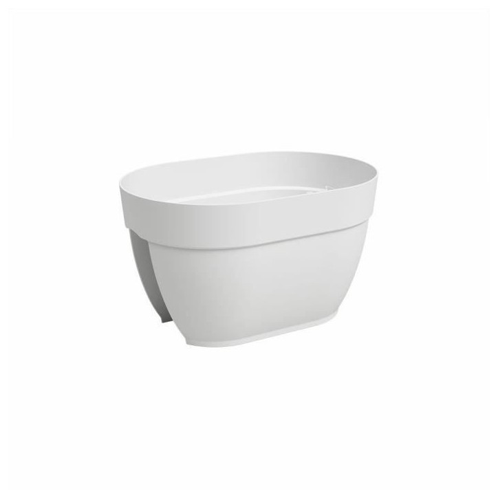 ARTEVASI Jardiniere balcon CAPRI CAMPANA - 40 ma - Blanc - 39 x 25,6 x 22,5 cm ARTEVASI Jardiniere balcon CAPRI CAMPANA - 40 ma - Blanc - 39 x 25,6 x 22,5 cm