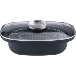 Cocotte arôme avec panier friture - GSW - 414593 - Acier carbone - 4