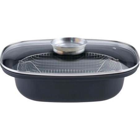 Cocotte arôme avec panier friture - GSW - 414593 - Acier carbone - 4