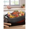 Cocotte arôme avec panier friture - GSW - 414593 - Acier carbone - 4