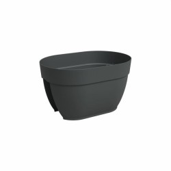 ARTEVASI Jardiniere balcon CAPRI CAMPANA - 40 ma - Anthracite - 39 x 2