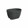 ARTEVASI Jardiniere balcon CAPRI CAMPANA - 40 ma - Anthracite - 39 x 2