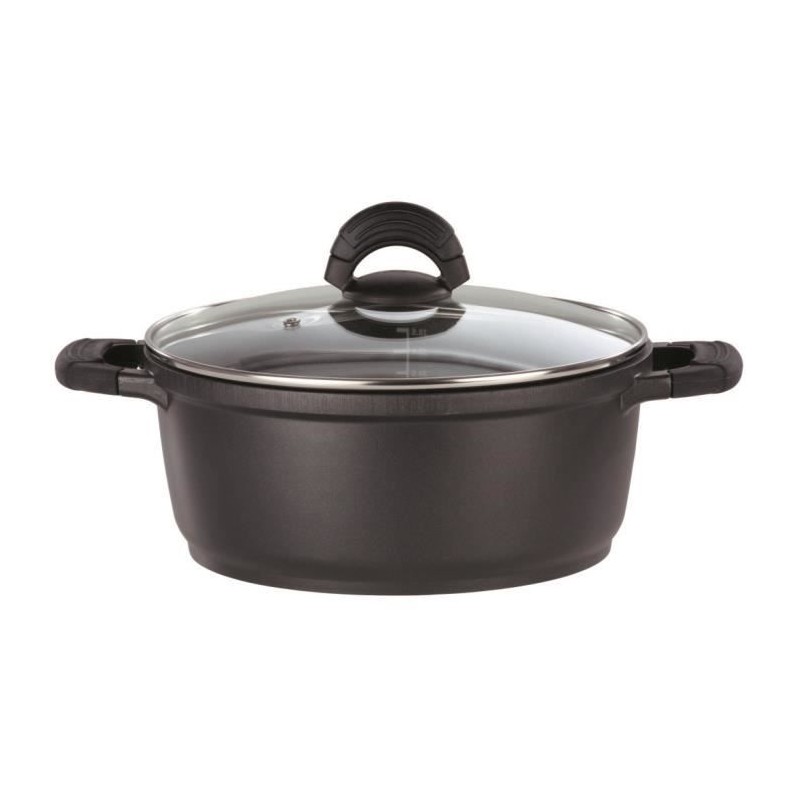Faitout fonte d'aluminium - GSW - SILCOGUSS - 28 cm - Induction - Noir Faitout fonte d'aluminium - GSW - SILCOGUSS - 28 cm - Induction - Noir
