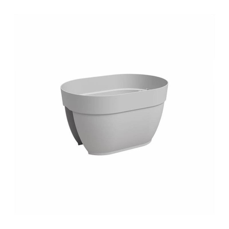 ARTEVASI Jardiniere balcon CAPRI CAMPANA - 40 ma - Gris clair - 39 x 2 ARTEVASI Jardiniere balcon CAPRI CAMPANA - 40 ma - Gris clair - 39 x 2