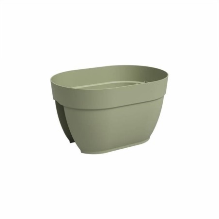ARTEVASI Jardiniere balcon CAPRI CAMPANA - 40 ma - Vert cendré - 39 x
