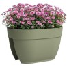 ARTEVASI Jardiniere balcon CAPRI CAMPANA - 40 ma - Vert cendré - 39 x