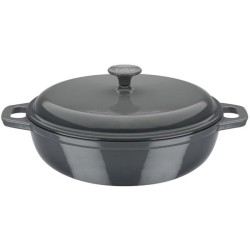 Cocotte fonte massive - GSW - GREY SHADOW - 30 cm - Ronde - Induction