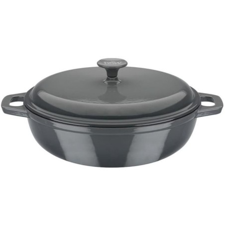 Cocotte fonte massive - GSW - GREY SHADOW - 30 cm - Ronde - Induction