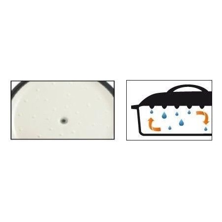 Cocotte fonte massive - GSW - GREY SHADOW - 33 x 25 cm - Ovale - Induction - Gris