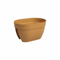 ARTEVASI Jardiniere balcon CAPRI CAMPANA - 40 ma - Jaune miel - 39 x 2