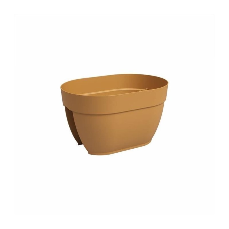 ARTEVASI Jardiniere balcon CAPRI CAMPANA - 40 ma - Jaune miel - 39 x 2 ARTEVASI Jardiniere balcon CAPRI CAMPANA - 40 ma - Jaune miel - 39 x 2