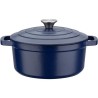 Marmite fonte massive - GSW - BLUE MAGIC - 24 cm - Ronde - Induction -