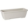 Jardiniere - GARDEN ID Teramo - Blanc 60 cm - Solidité - Réserve d'e