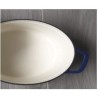 Cocotte fonte massive - GSW - BLUE MAGIC - 33 x 25 cm - Ovale - Induct