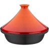 Tajine fonte massive - GSW - 30 x 22 cm - Couvercle céramique - Induc