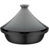 Tajine fonte massive - GSW - 30 x 22 cm - Couvercle céramique - Induc