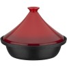 Tajine fonte massive - GSW - 30 x 22 cm - Couvercle céramique - Induc
