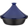 Tajine fonte massive - GSW - 30 x 22 cm - Couvercle céramique - Induc