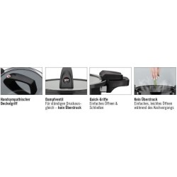 Cuiseur basse pression - GSW - 24 cm - 4 L - Aluminium forgé - Induct