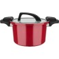 Cuiseur basse pression - GSW - 24 cm - 6 L - Aluminium forgé - Induction - Rouge Cuiseur basse pression - GSW - 24 cm - 6 L - Aluminium forgé - Induction - Rouge