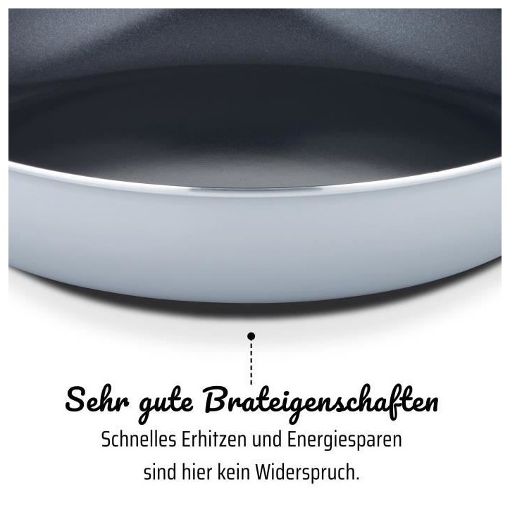 Poele professionnelle - GSW - PRO BASIC - 28 cm - Induction - Aluminium épais forgé - Qualité gastronomie Poele professionnelle - GSW - PRO BASIC - 28 cm - Induction - Aluminium épais forgé - Qualité gastronomie