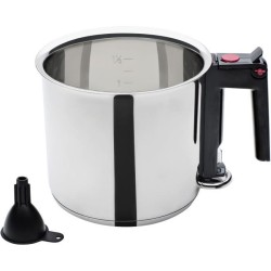 Bain-marie - GSW - 16 cm - 1, 5 L - Double paroi et réservoir - Induc
