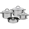 Batterie de cuisine 4 pcs - GSW - MONTREAL - 3 marmites et 1 poele - I