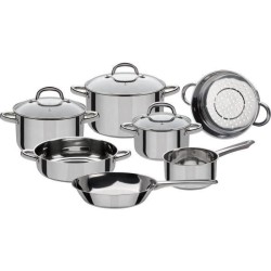 Batterie de cuisine 10 pcs - GSW - MONTREAL - compatible Induction - A