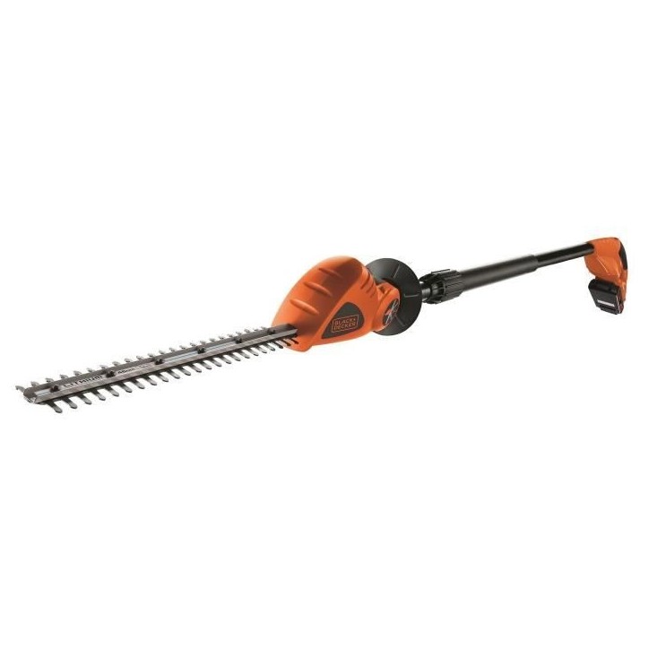 Taille-haies électrique longue portée sans fil + batterie 2Ah + chargeur - BLACK&DECKER - GTC1843L20-QW - 18V - Lame de 43cm Taille-haies électrique longue portée sans fil + batterie 2Ah + chargeur - BLACK&DECKER - GTC1843L20-QW - 18V - Lame de 43cm