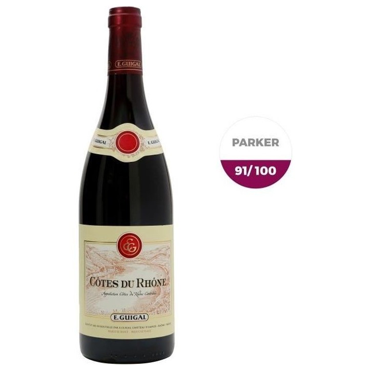 E. Guigal 2022 Côtes-du-Rhône - Vin rouge de la Vallée du Rhône