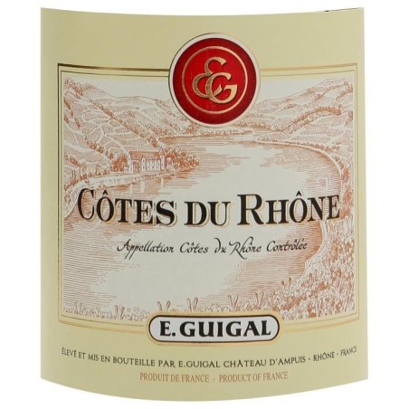 E. Guigal 2022 Côtes-du-Rhône - Vin rouge de la Vallée du Rhône