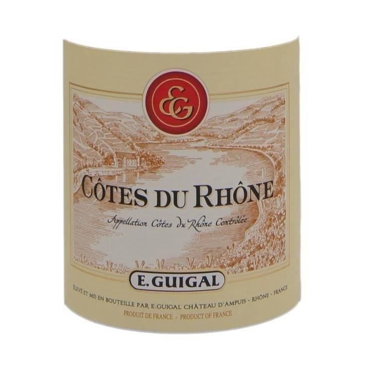 Domaine E. Guigal 2023 Côtes du Rhône - Vin blanc de la Vallée du Rhône